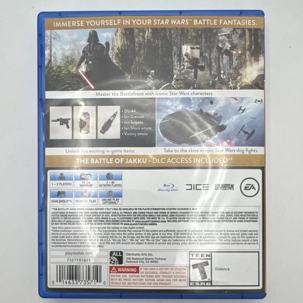 Star Wars Battlefront Deluxe Edition PS4 Multiplayer Online Playability